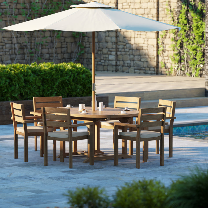outdoor teak set