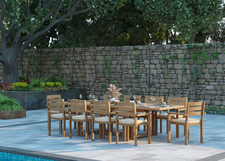 buy outdoor teak dining set