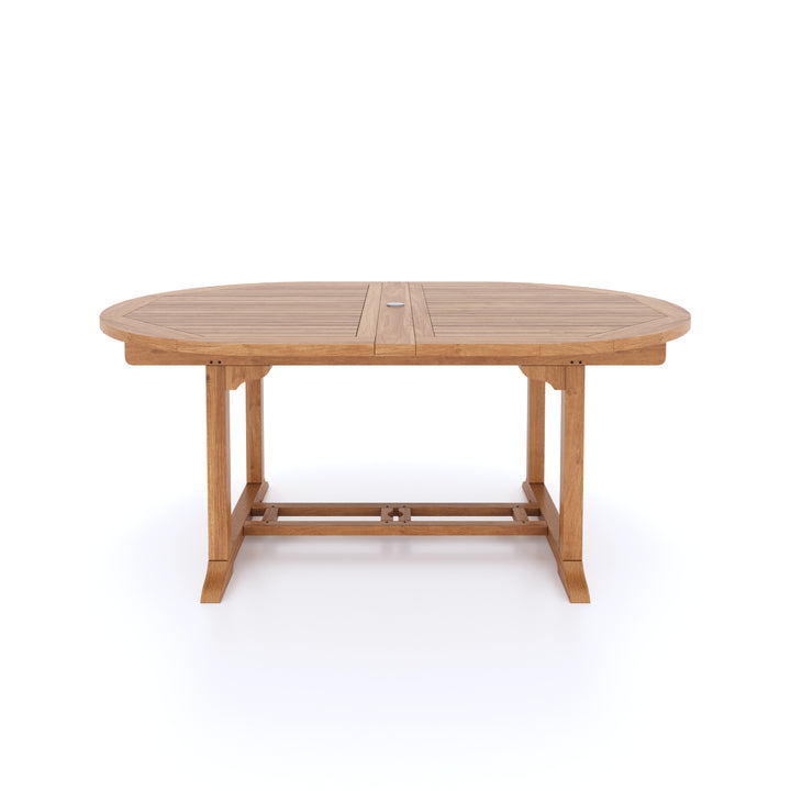 Luxury Teak Oval Table