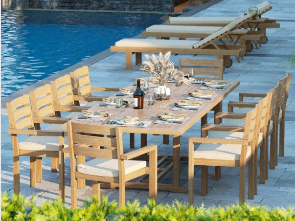 Garden furniture teak