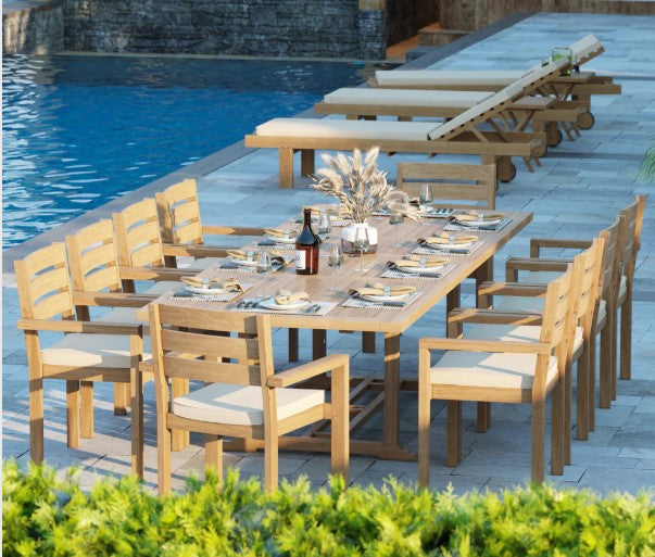 Garden furniture teak