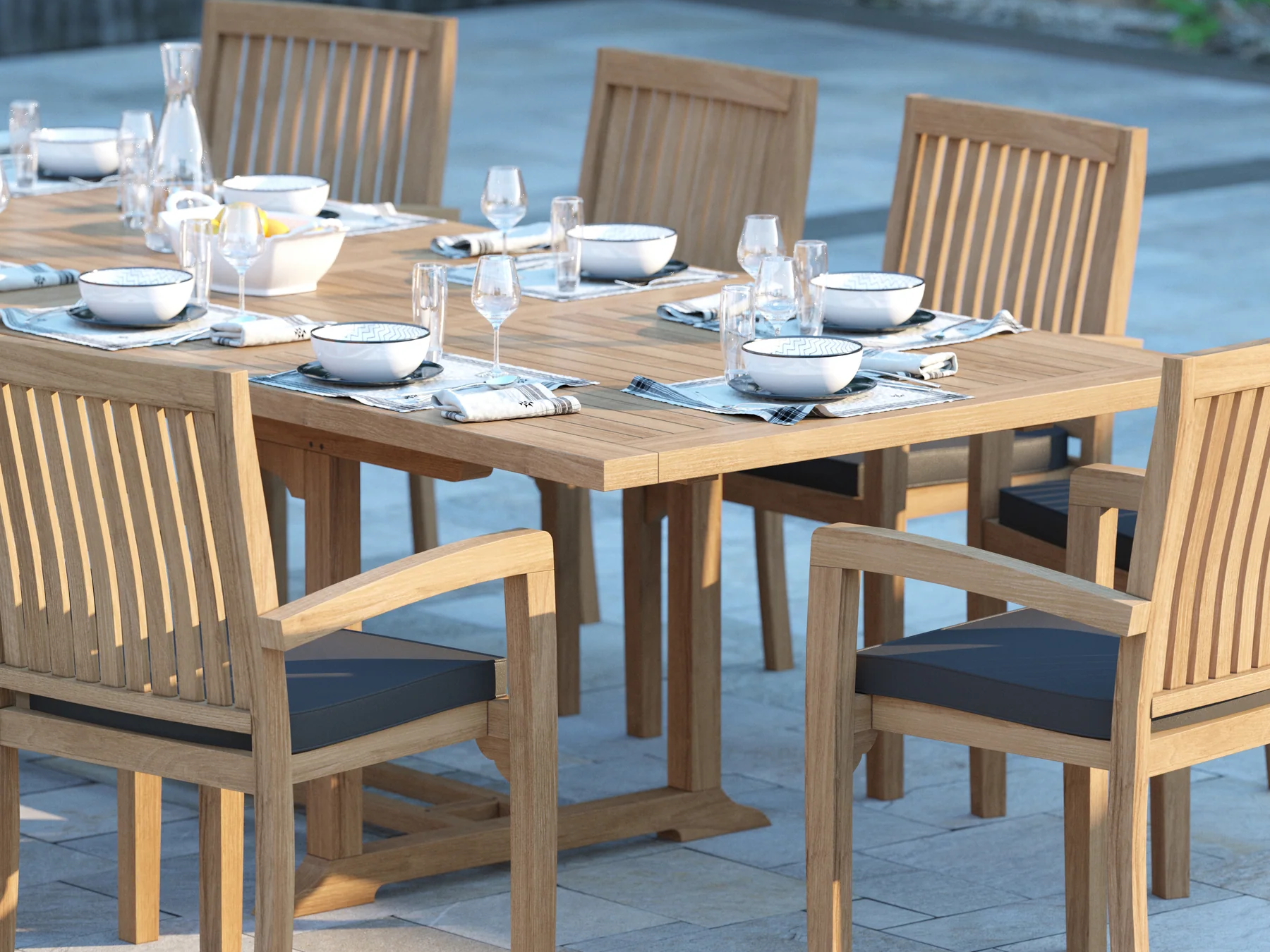 Garden furniture teak