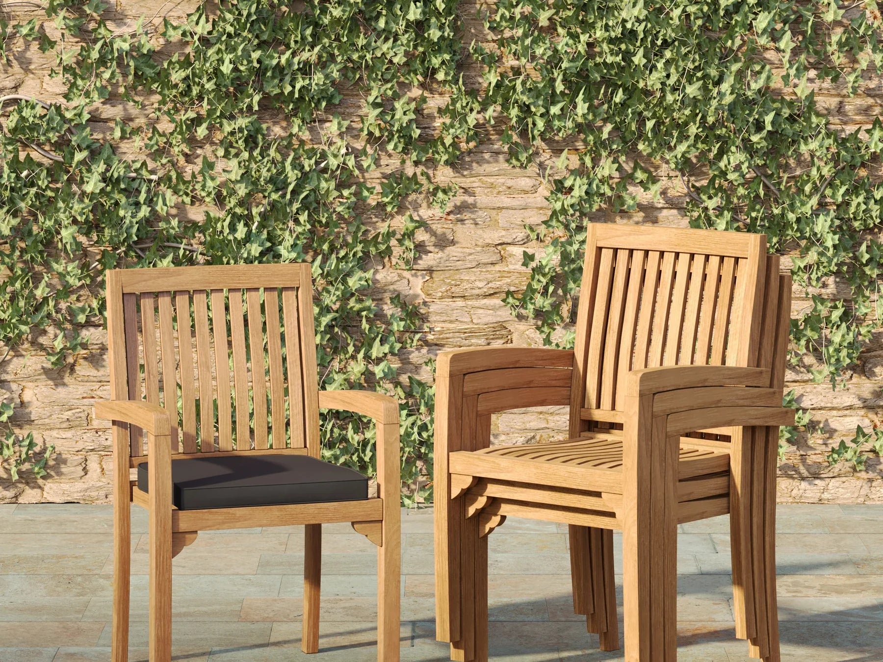 Teak Wooden Garden Chairs