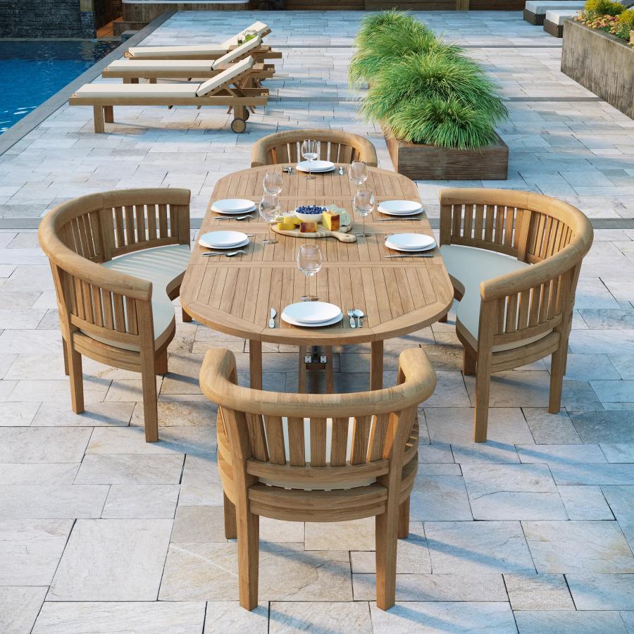 Outdoor teak garden furniture