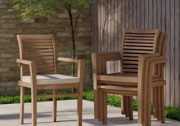 teak garden furniture UK luxury outdoor space  