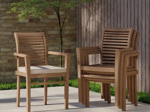 teak garden furniture UK luxury outdoor space  
