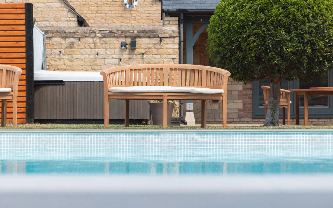 Teak benches