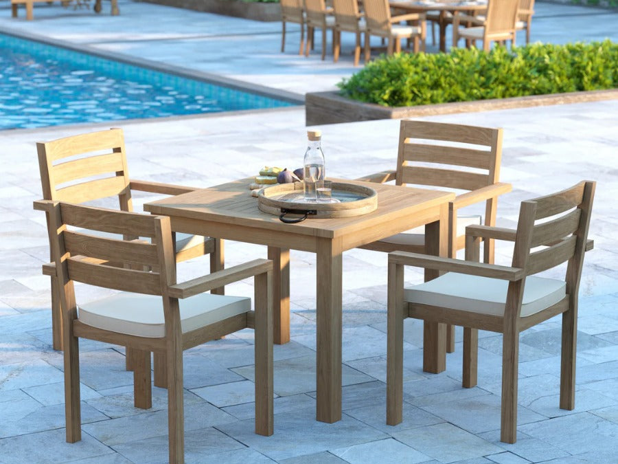 Teak garden chairs UK