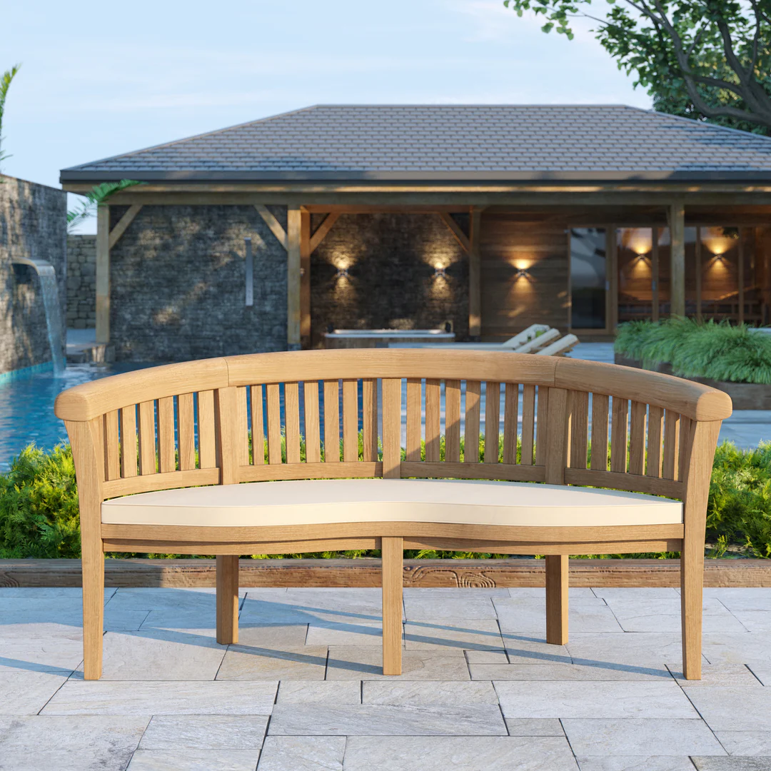 teak outdoor benches
