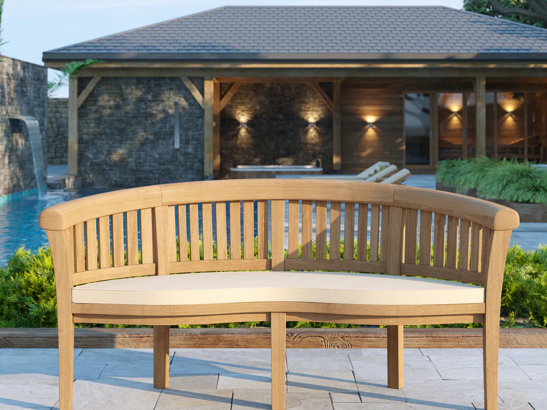 teak outdoor benches