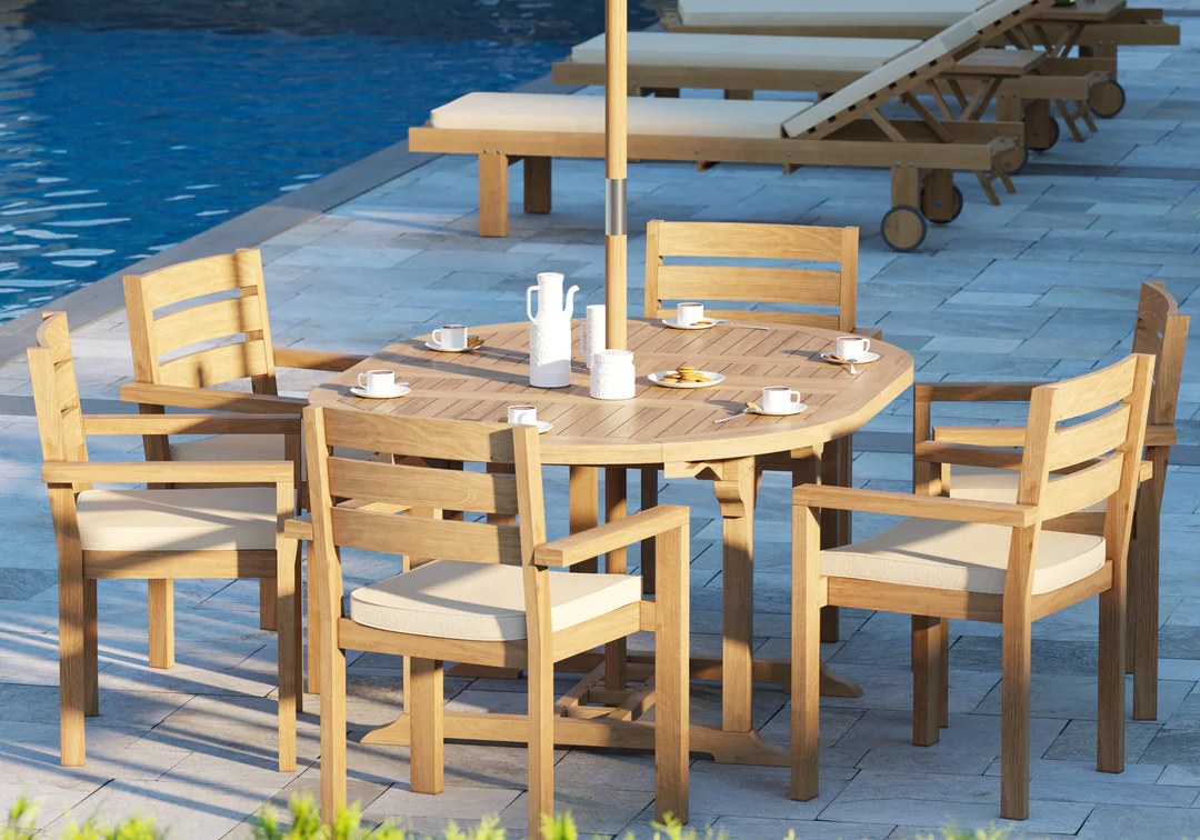 Teak outdoor furniture