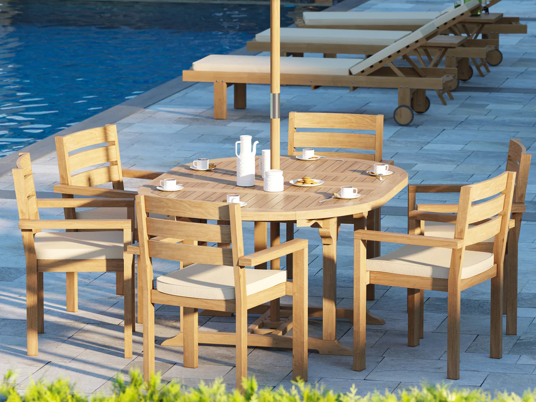 Teak outdoor furniture