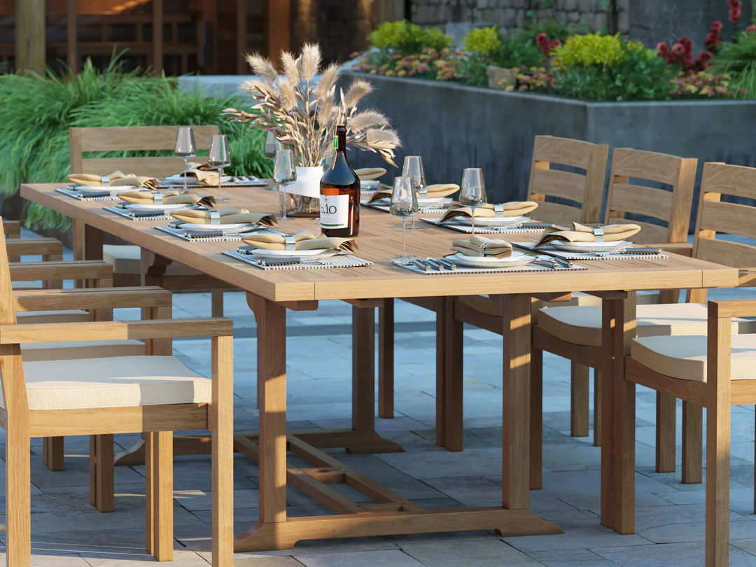 teak garden dining furniture
