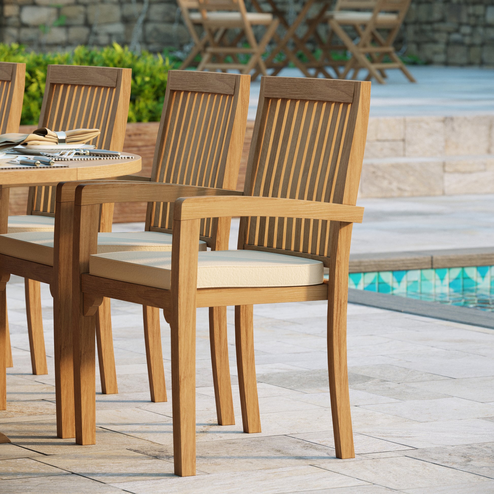 Teak Garden chairs