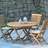 Teak  Folding Table and  Folding Chairs
