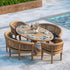 monaco teak dining set 