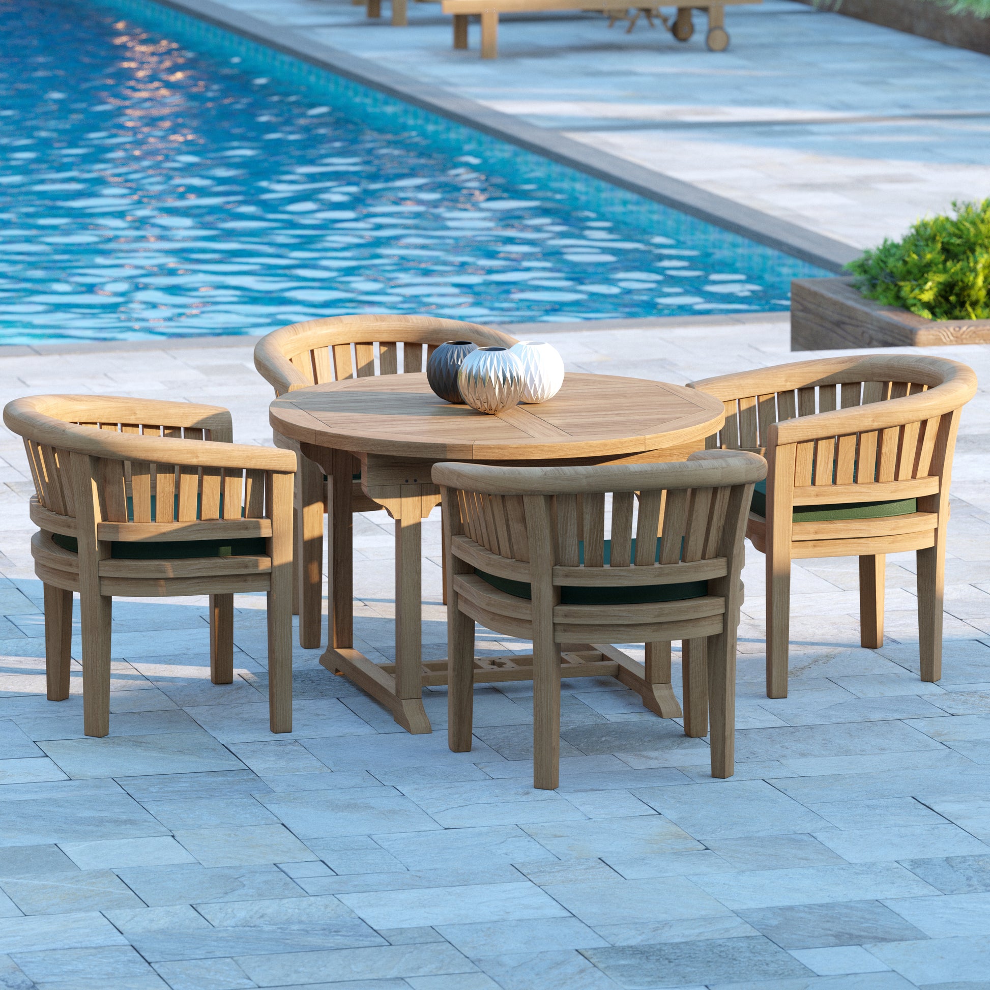 lyon teak dining set