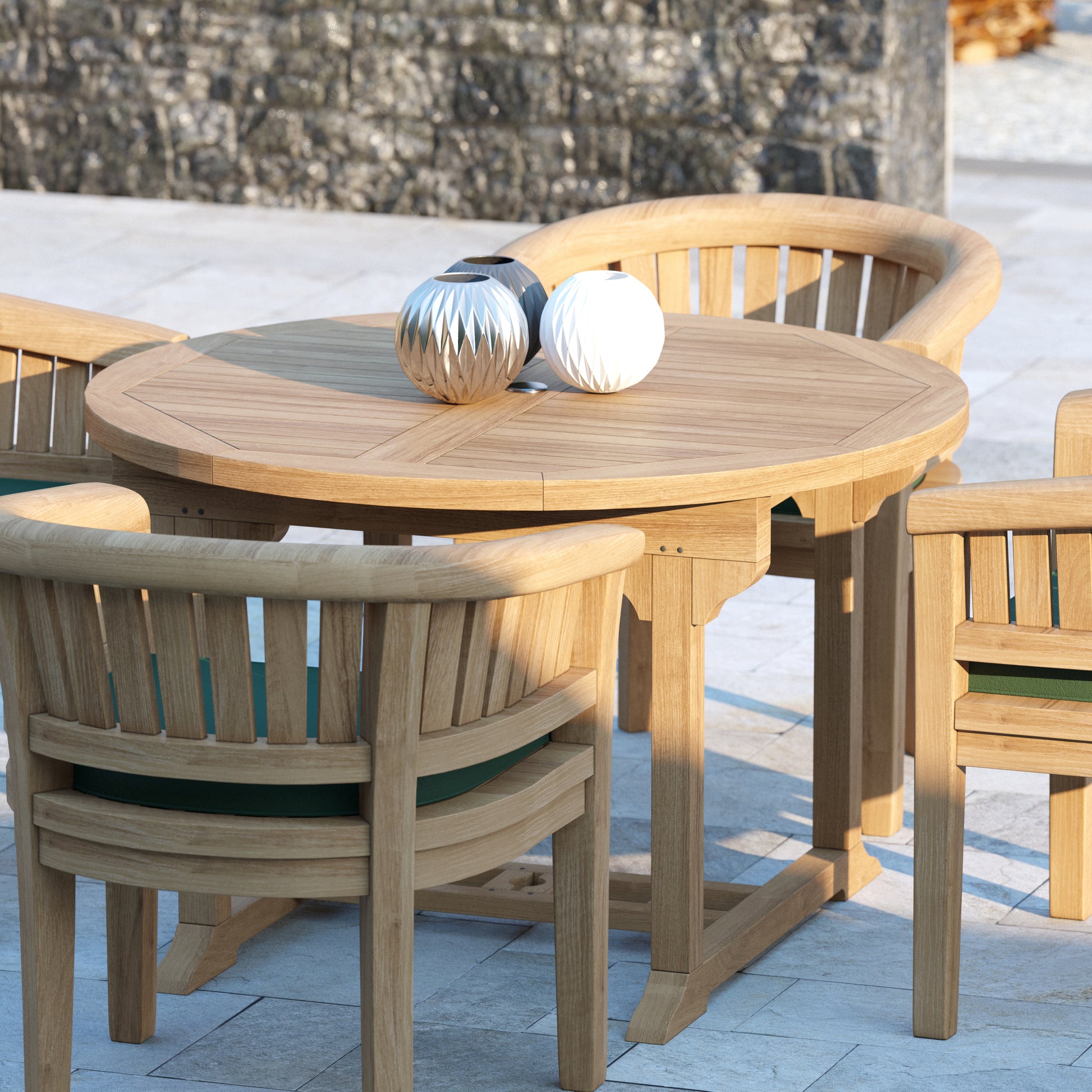 lyon teak dining set