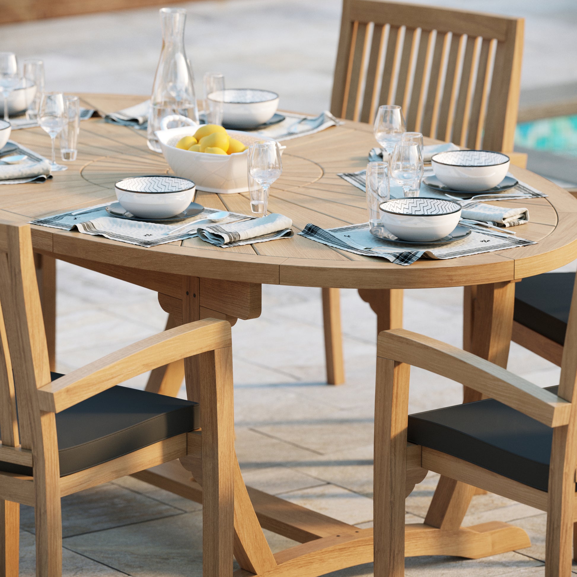 luxury dining table and chairs set