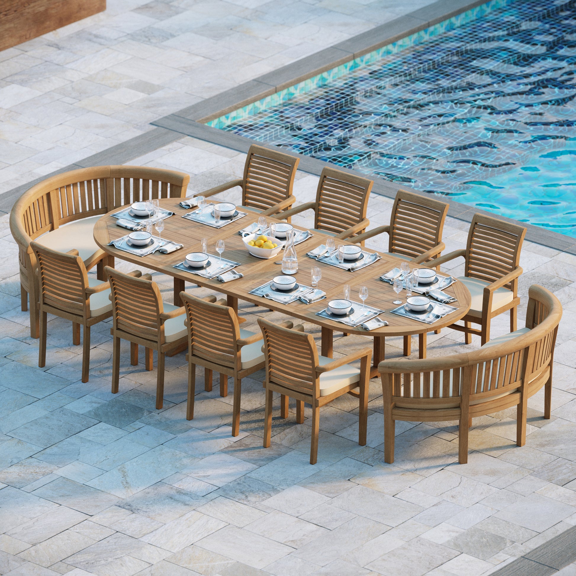 luxury garden table and chairs
