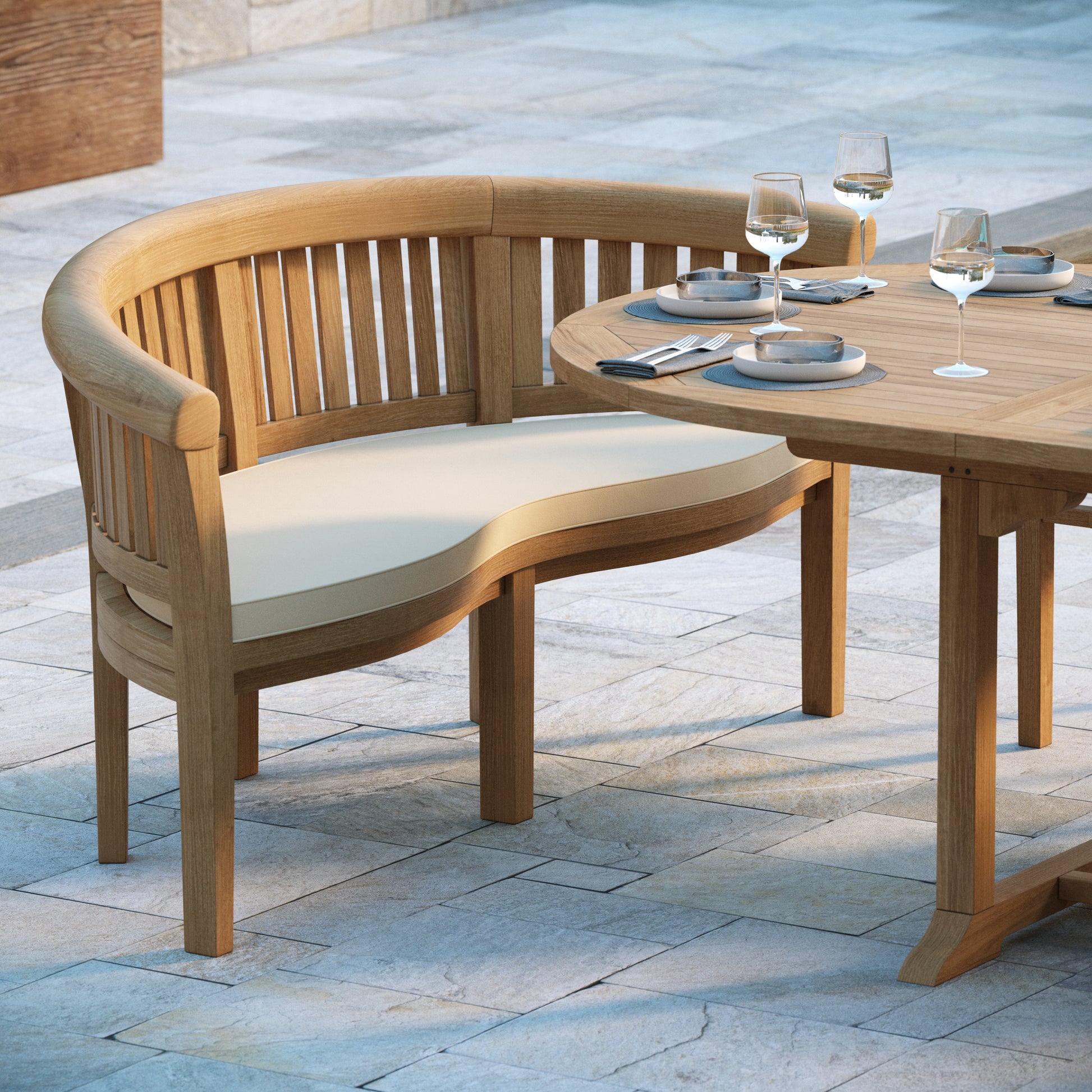 premium outdoor teak dining set