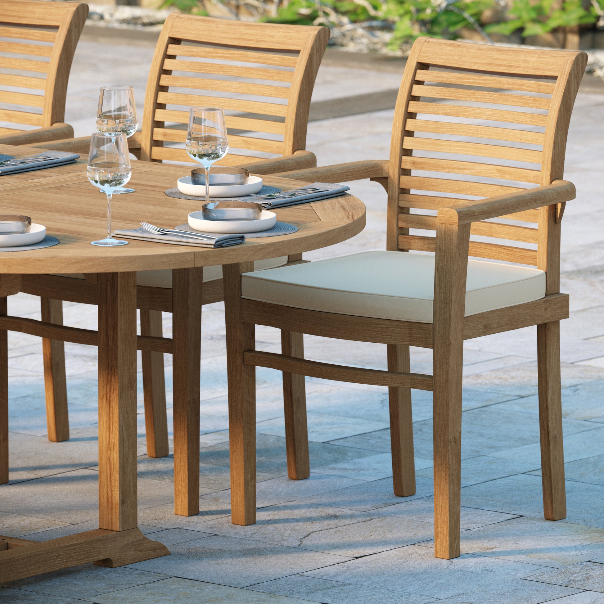 luxury teak patio furniture