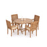 premium teak patio table and chairs