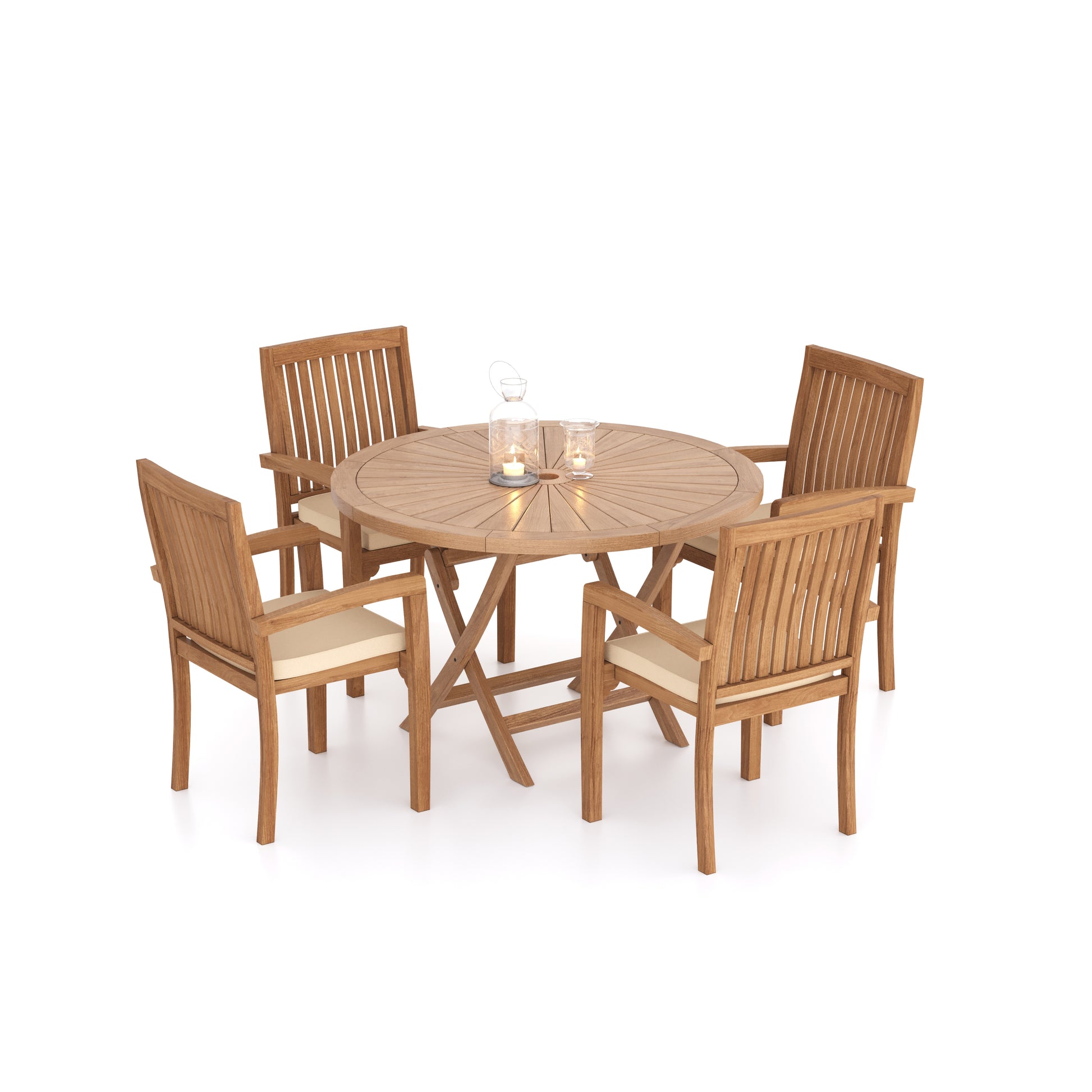 premium teak patio table and chairs