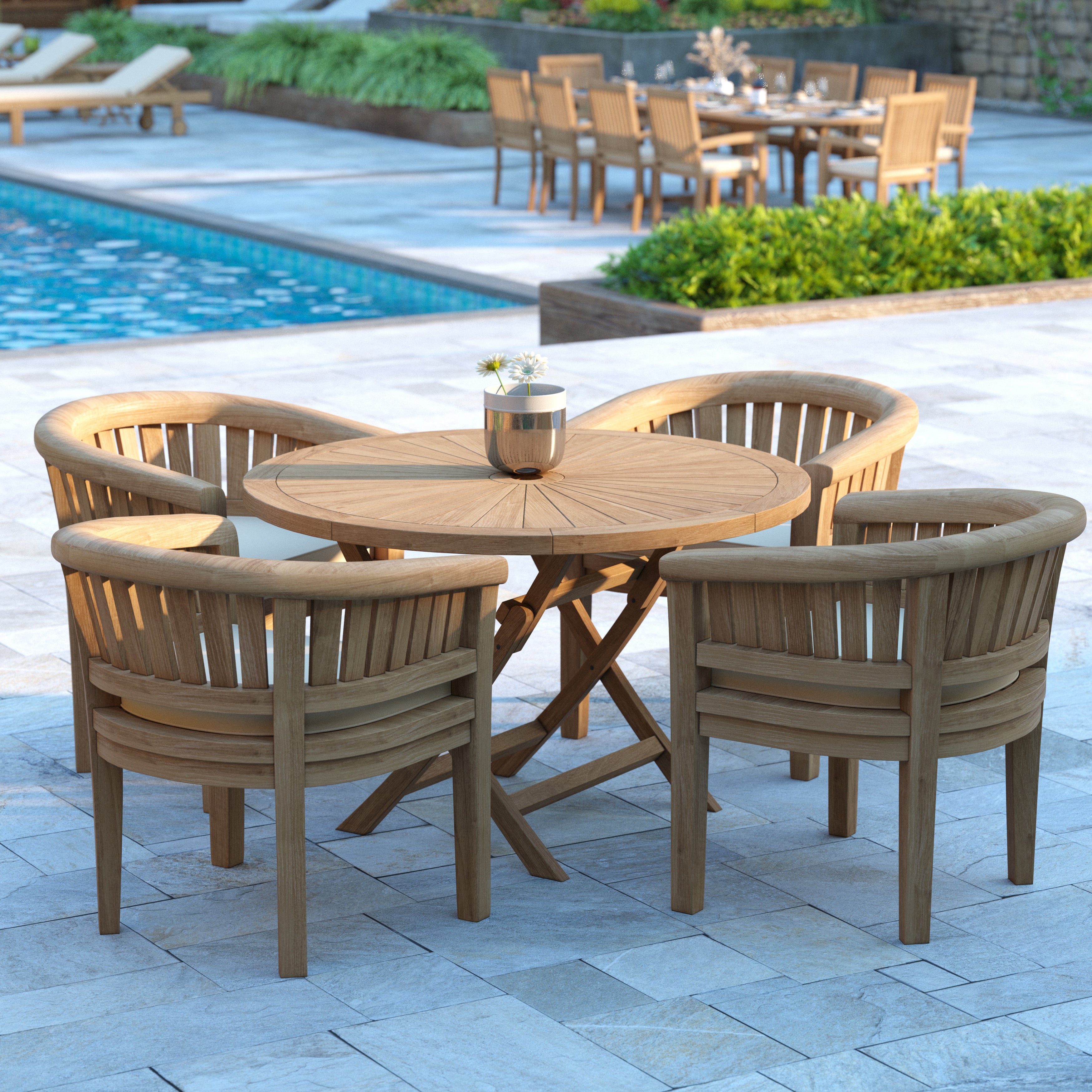 bodo teak dining set