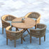 premium teak garden dining table and chairs