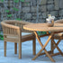 outdoor teak patio set 