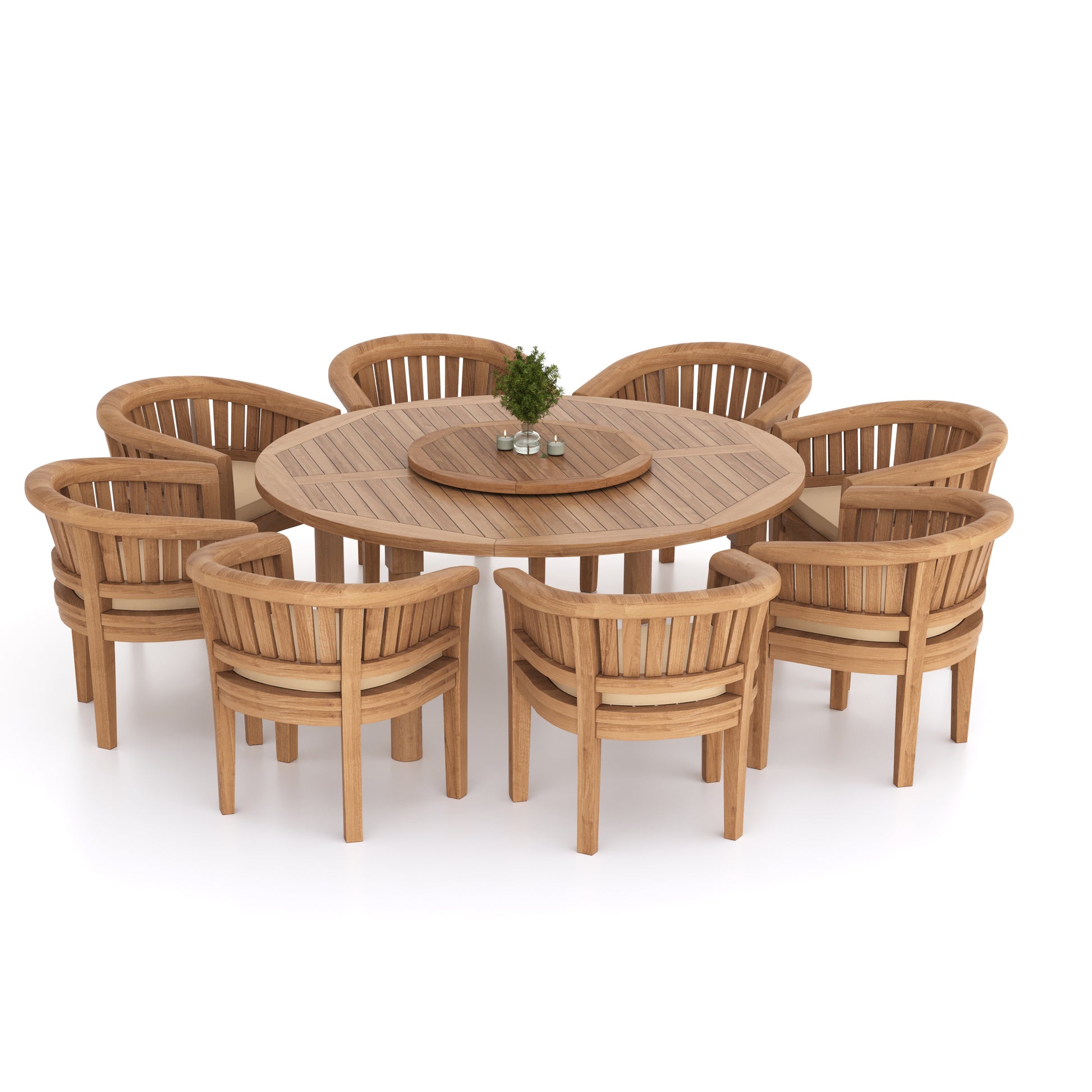 premium teak garden dining table and chairs