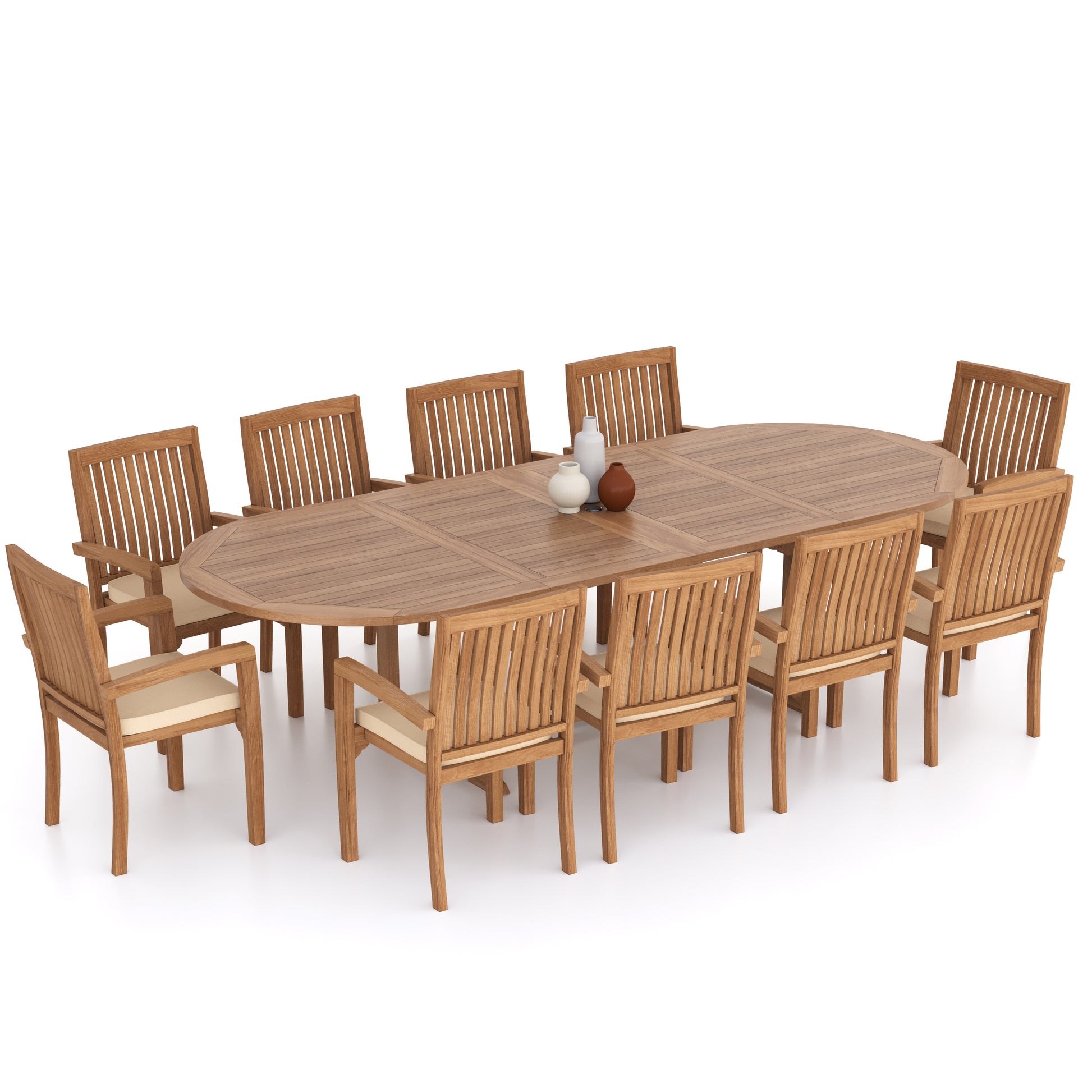 Luxury  paris teak dining set