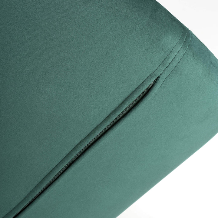 Sigma Brushed Velvet Green Bar Stool