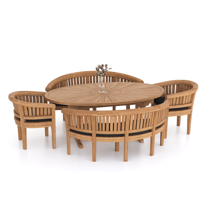 Teak Garden Furniture Monaco Dining Set