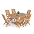 Teak outdoor garden dining set