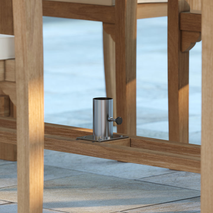 Teak outdoor garden table