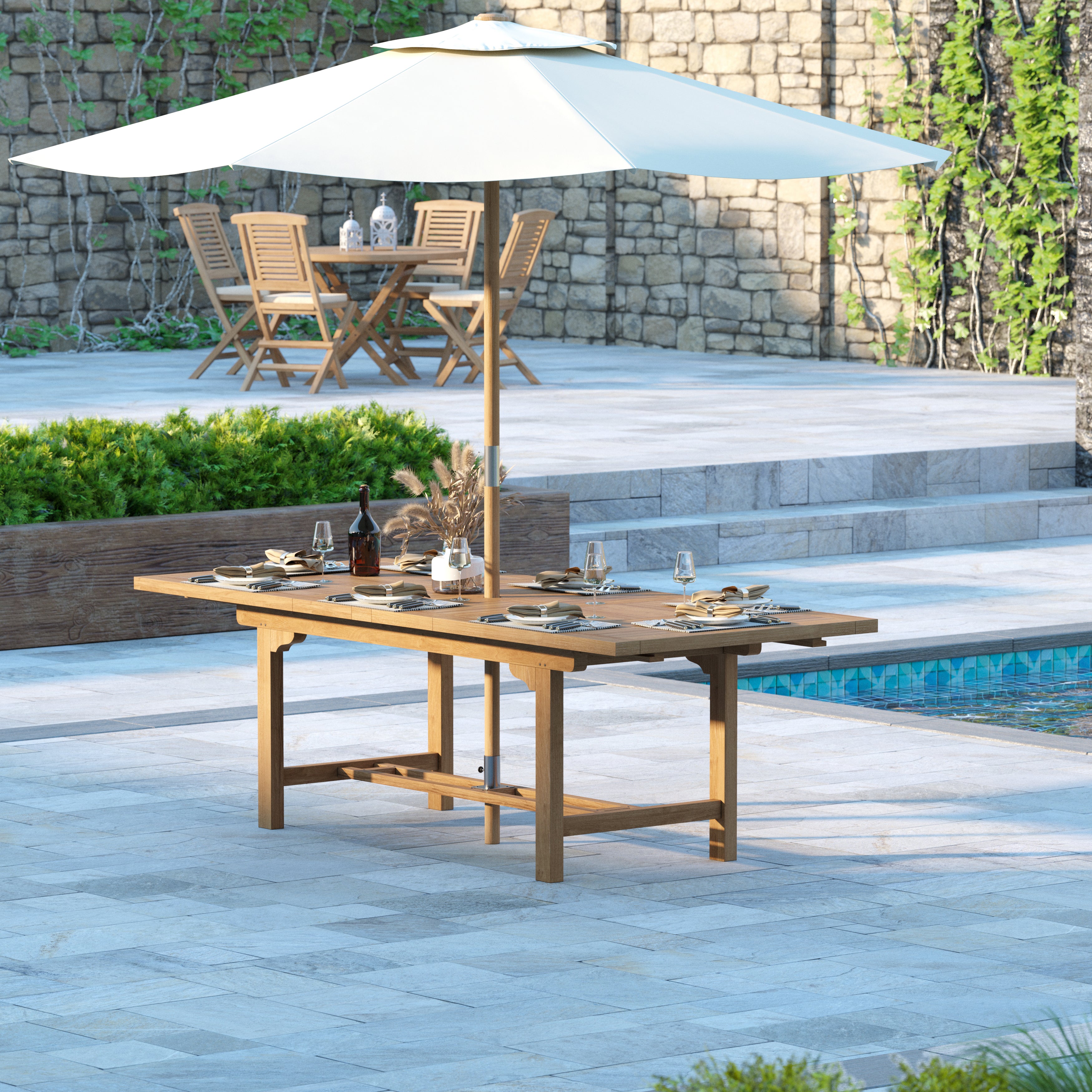 Teak Table Rectangle