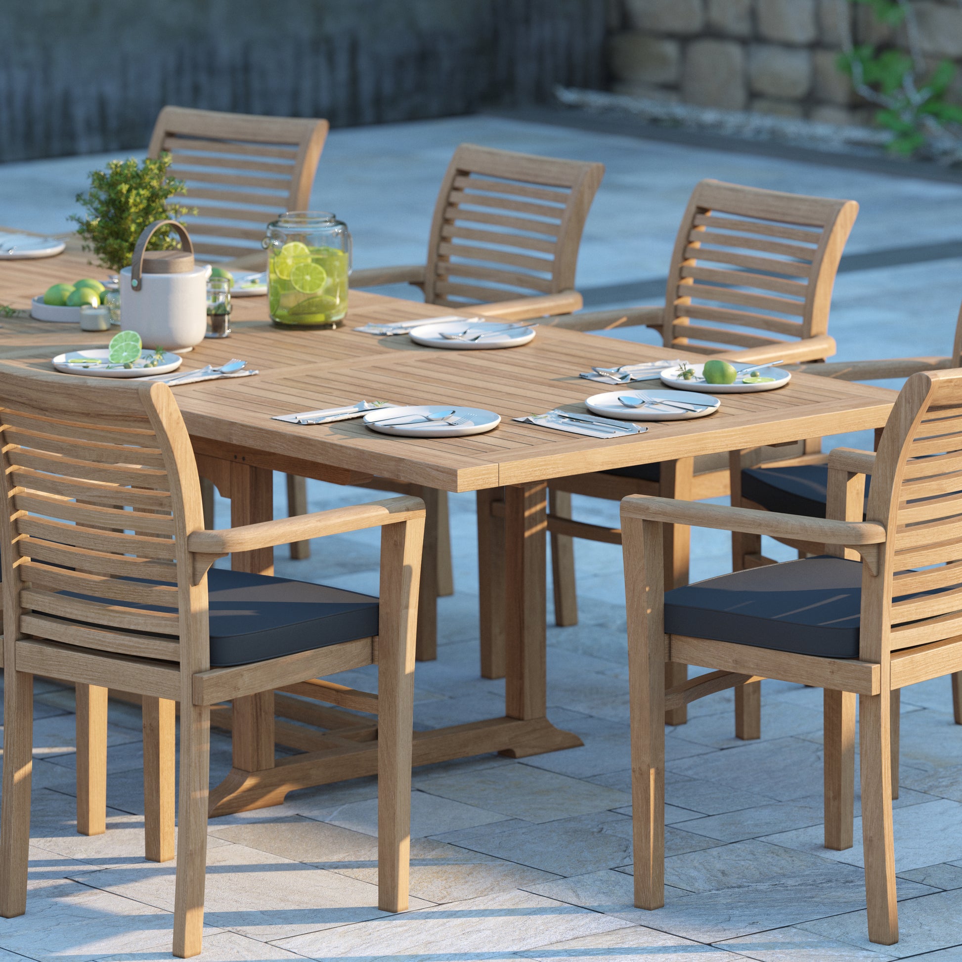 luxury garden dining set