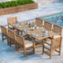 Teak outdoor dining set