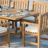 Teak garden chairs