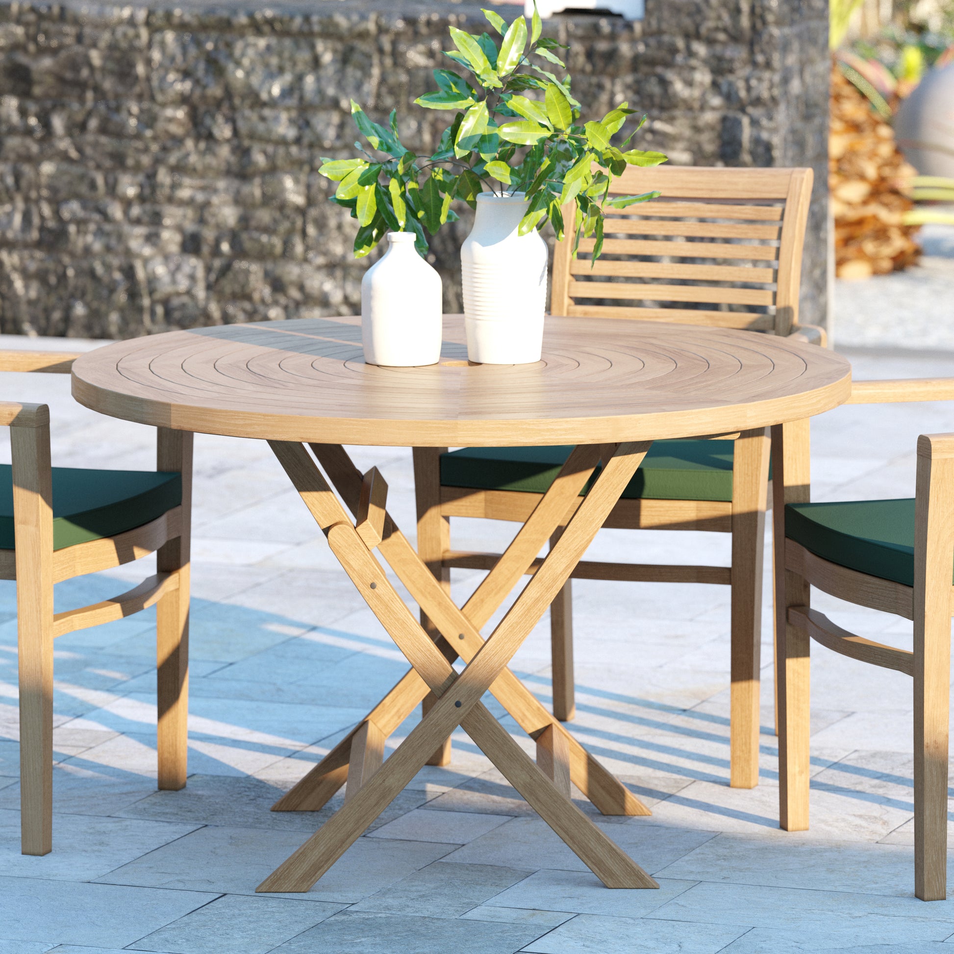 Teak dining table 