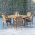 teak patio table and chairs
