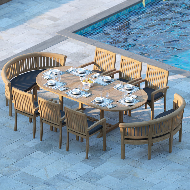genoa teak dining set