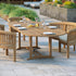 Teak Extendable outdoor dining table