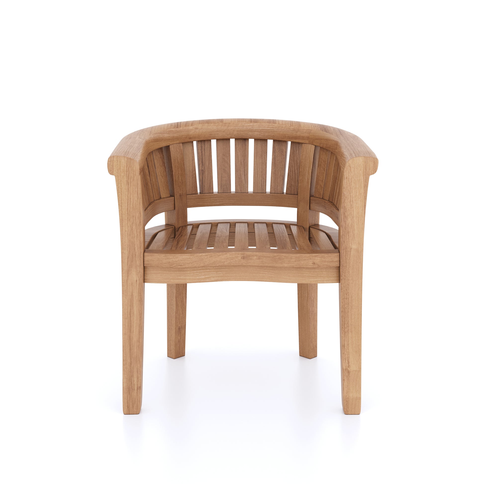 This is Eterna Homes sustainable teak garden furniture outdoor dining chairs, consisting of teak chairs and cushions. Our teak wood is suitable for outdoor dining.