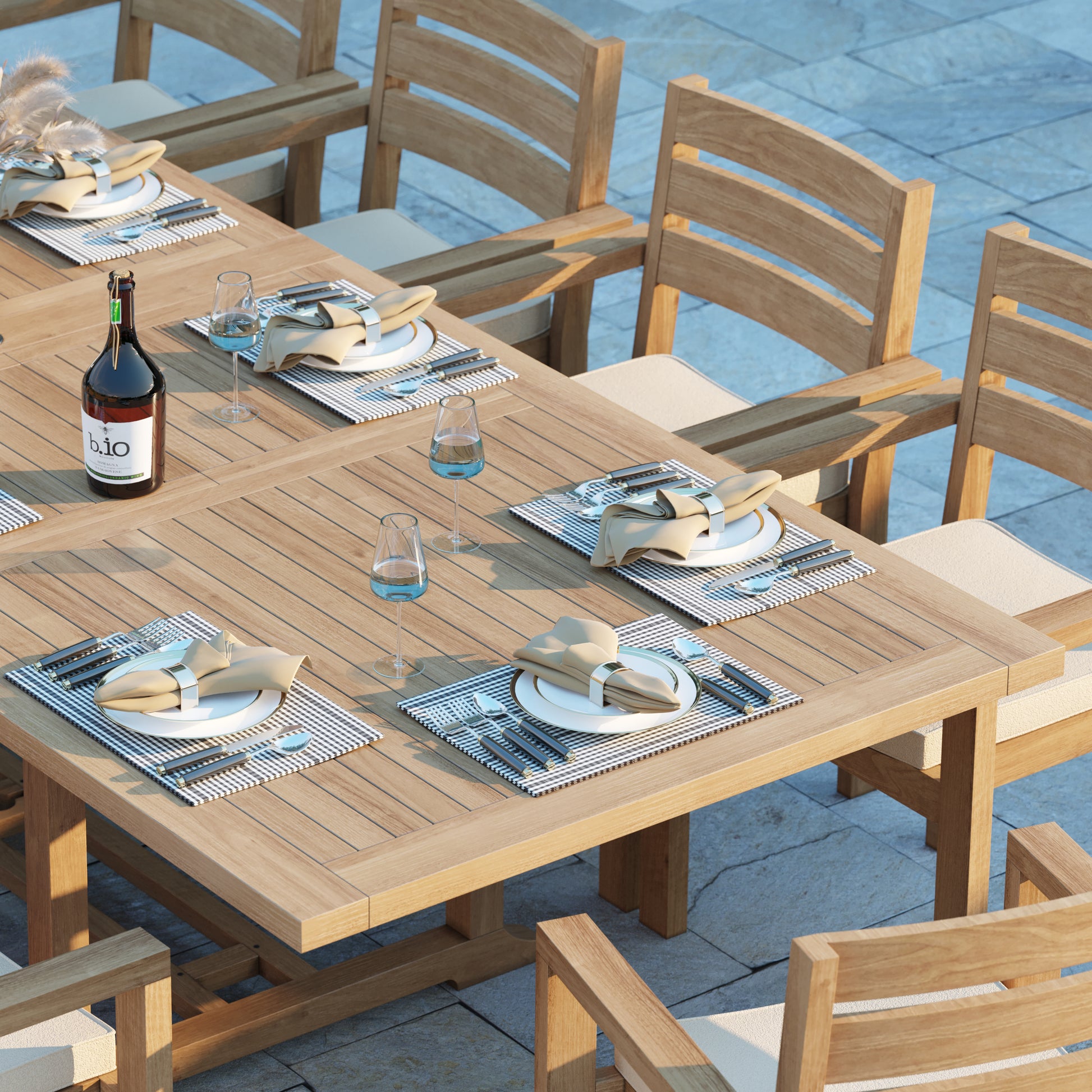 buy outdoor teak dining set
