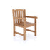 outdoor teak chair with arms