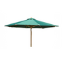 Parasol - Green Canopy and Solid Wood Pole