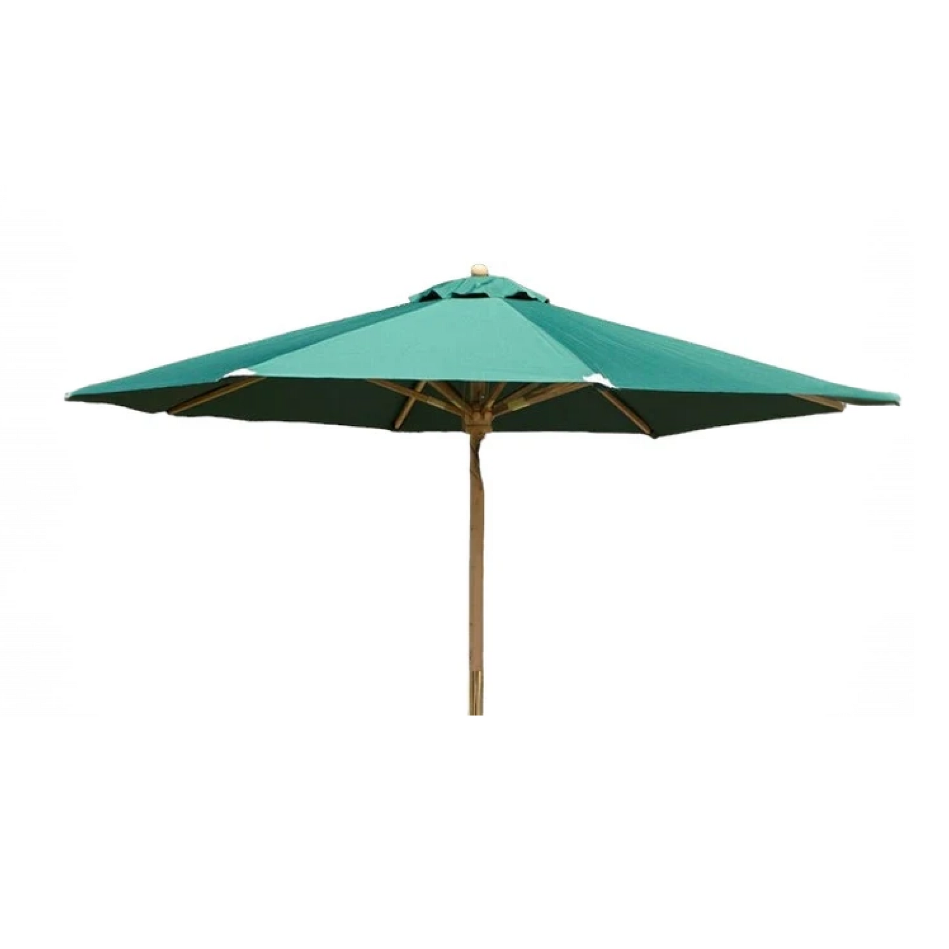 Parasol - Green Canopy and Solid Wood Pole